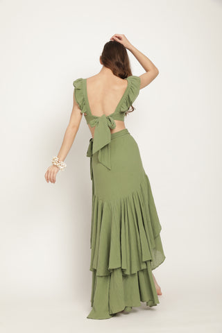 Jupe Gabriela en olive