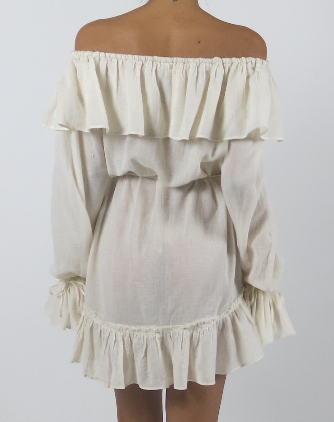 roberta dress in cream