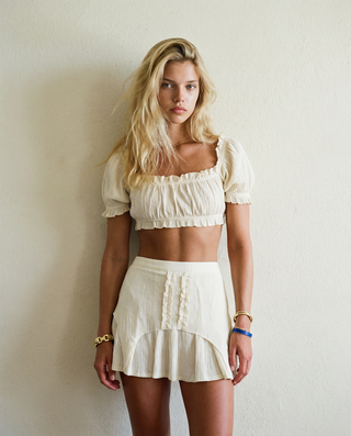 Solene Skirt in Cream