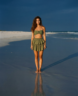 Mimi Tube Top in Olive