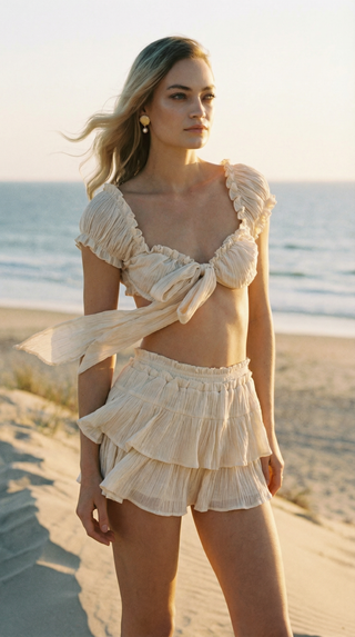 Amara skort in Cream