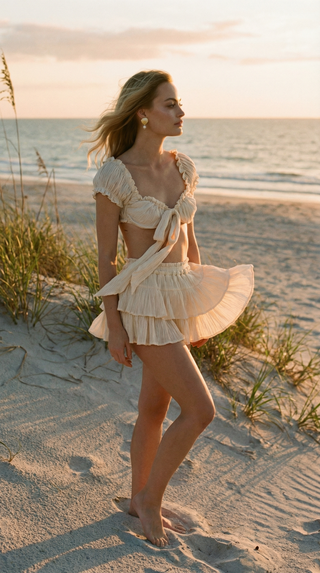 Amara skort in Cream