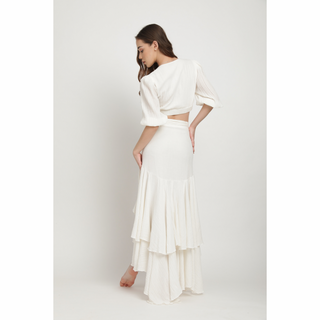 Gabriela skirt in white