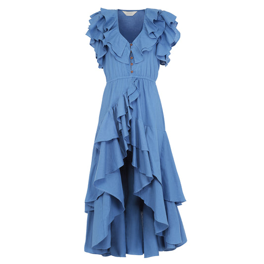 gaile dress in blue