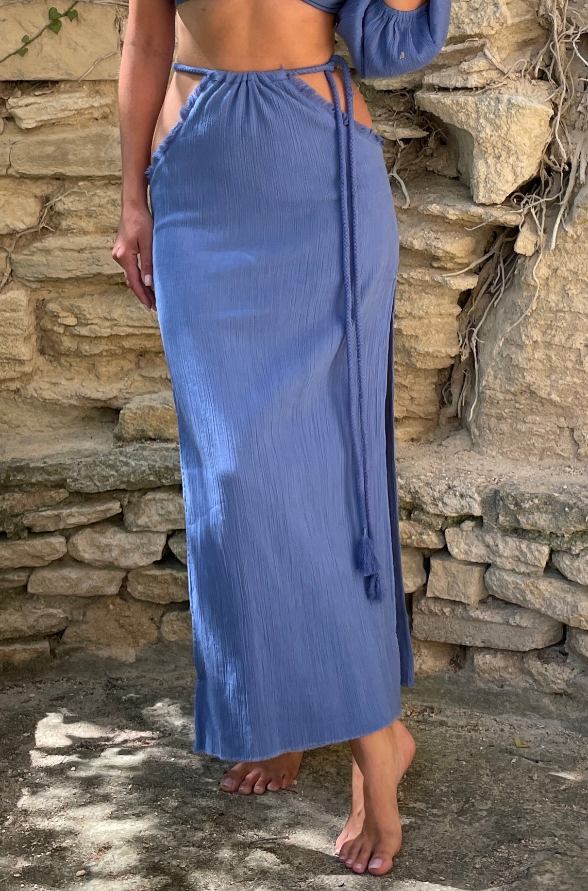 freya skirt in blue