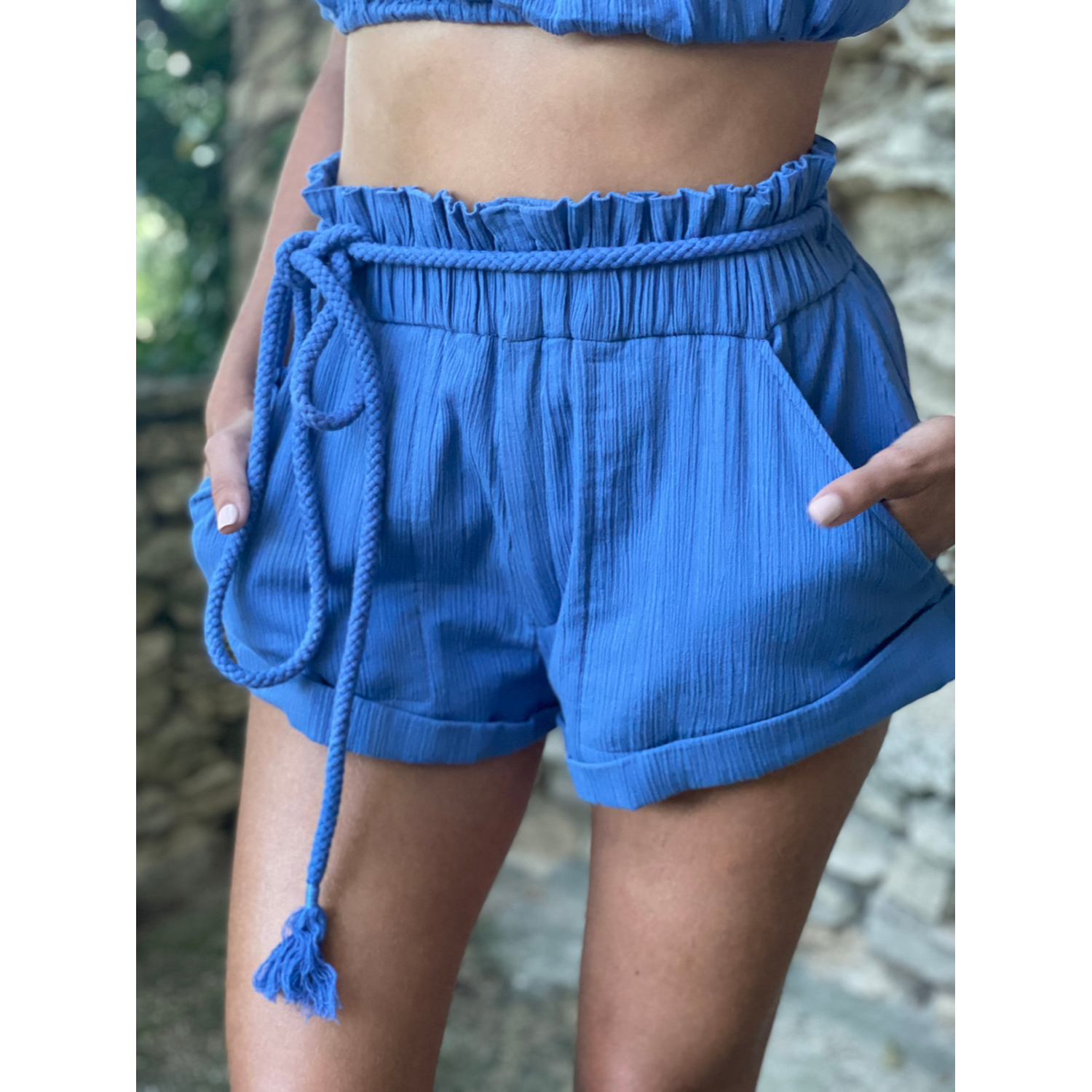 roxy shorts in blue