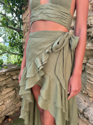 gabriela skirt in olive